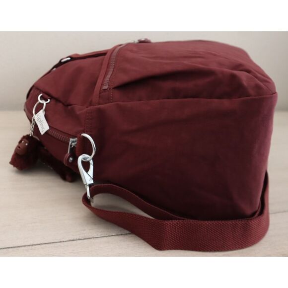 Kipling K15387-6JH WMN's Lg. Merlot/Red Eugina Crossbody Satchel Travel Bag - Picture 13 of 16